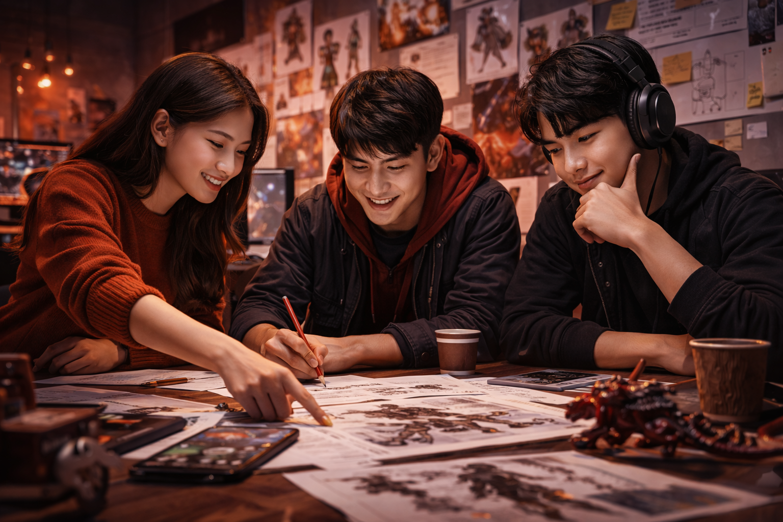 팀워크와 협업을 상징하는 이미지